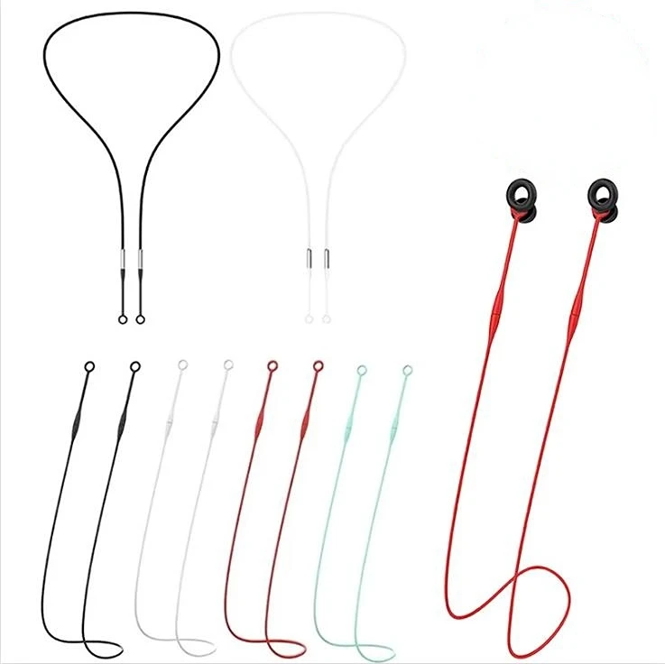 Earplug Lanyard Magnetic Tug-Resistant Safety Cord Ear Plug Holder Flexible Silicone Lanyard Suitable For Detachable Earplugs