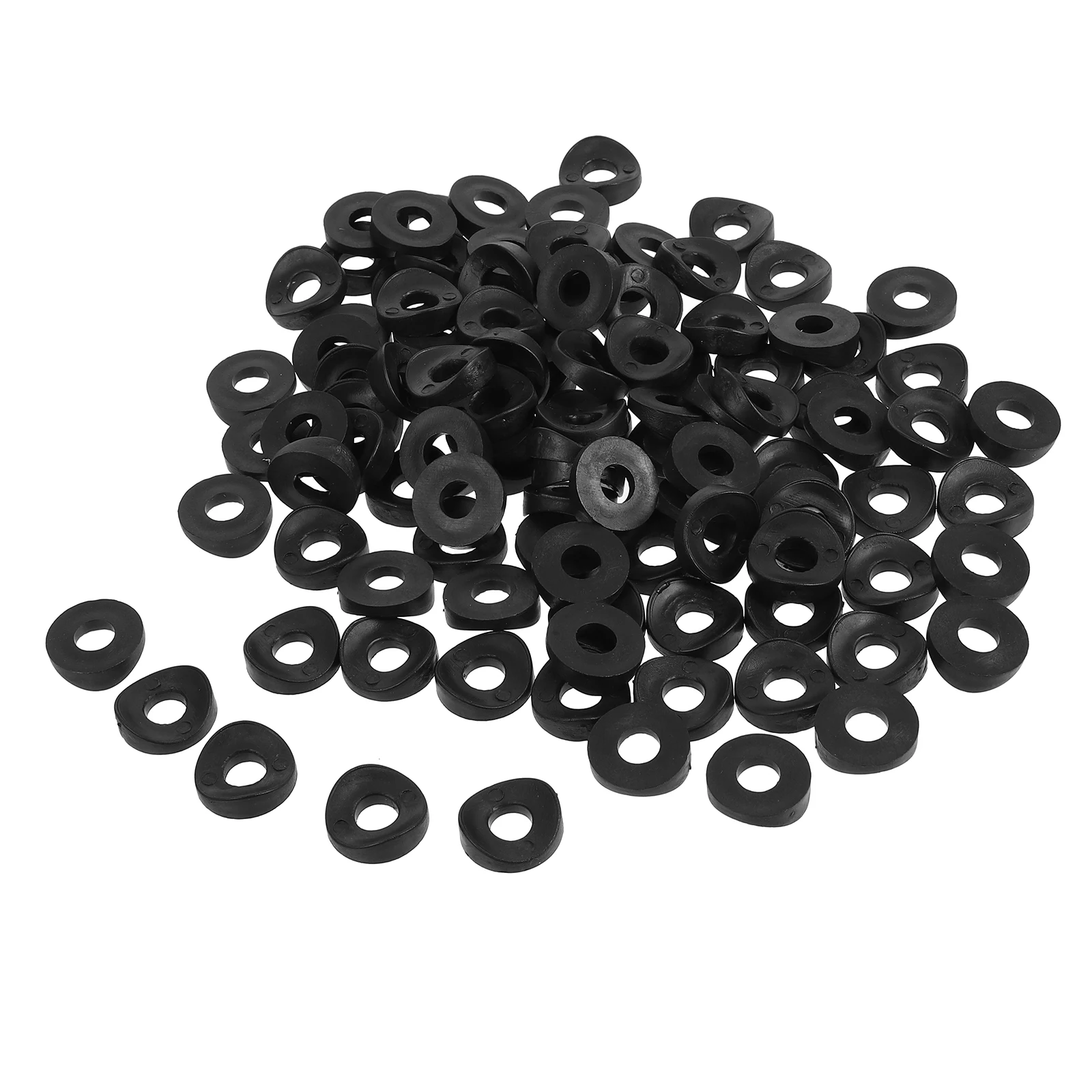 

100 Pcs Gasket Breathable Washer Plunger Connecting Piece Plastic Go Kart Motor Mount Student