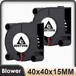 Gdstime-turbina de impresora 3D, ventilador de 40mm, 5V, 12V, 24V, 40mm x 15mm, 4015 CC, accesorios de refrigeración, Turbo Radial, disipador de calor