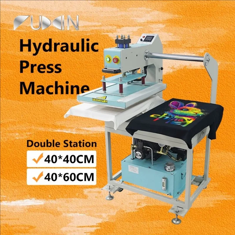 

Fuxin Commercial Heat Press Machine Hydraulic Dual Station for Tshirt Printing