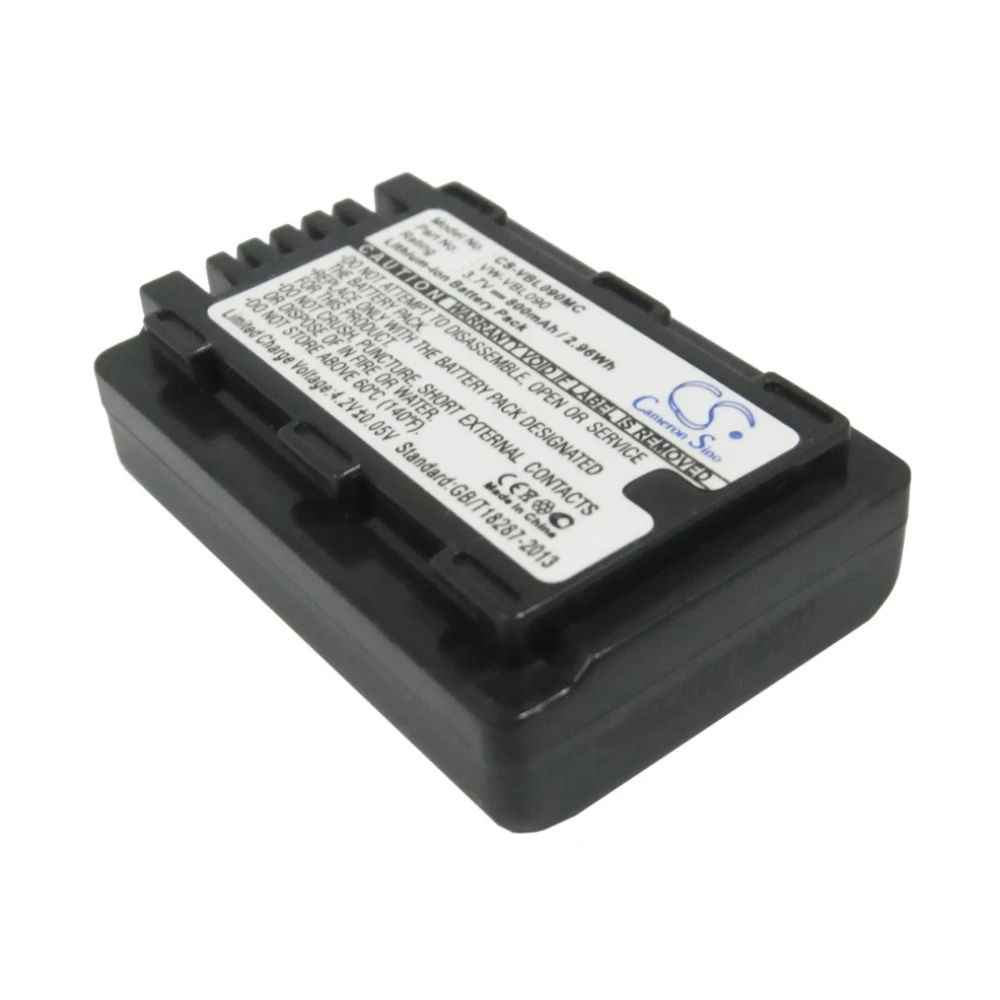 

Li-ion Camera Battery for Panasonic, 3.7V, 800mAh, Compatible Models: HDC-HS60K, HDC-SD40, SDR-H85, SDR-H85A