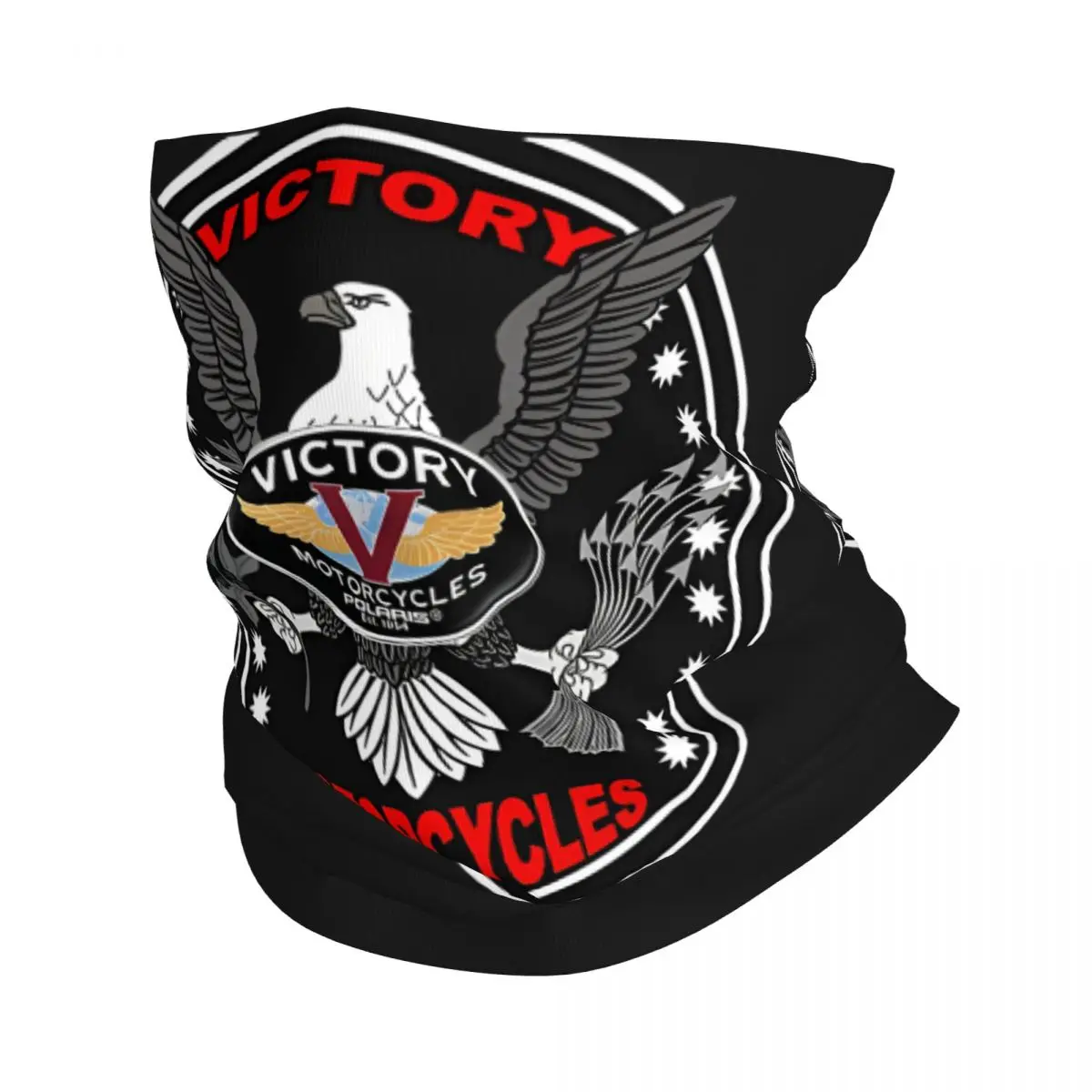 Victory Motorcycles Eagle Circle Victory high ball Bandana Neck Gaiter Printed Motor Motocross Wrap Scarf Running Unisex Adu