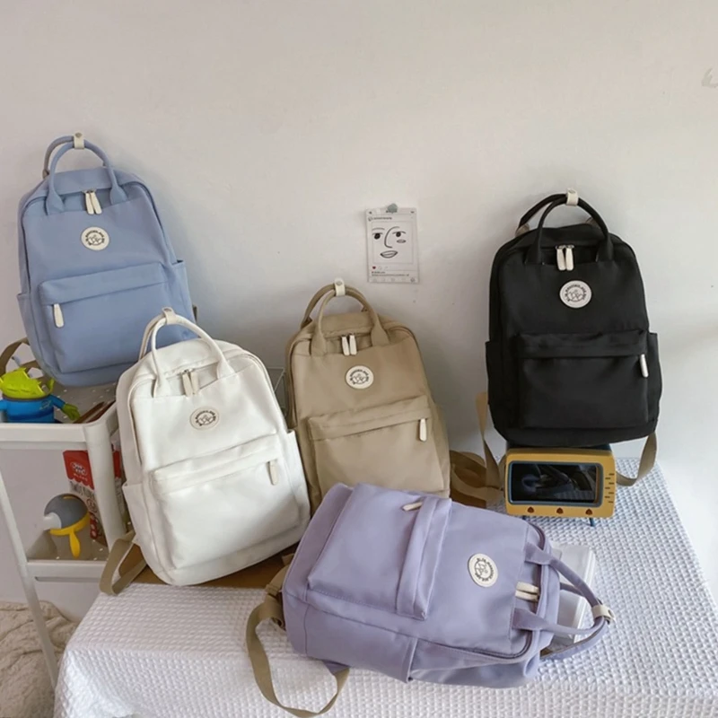 Leuke nylon schoolrugzak Laptop reisrugzakken Japanse boekentas Casual rugzak voor meisjesjongen Jeugd