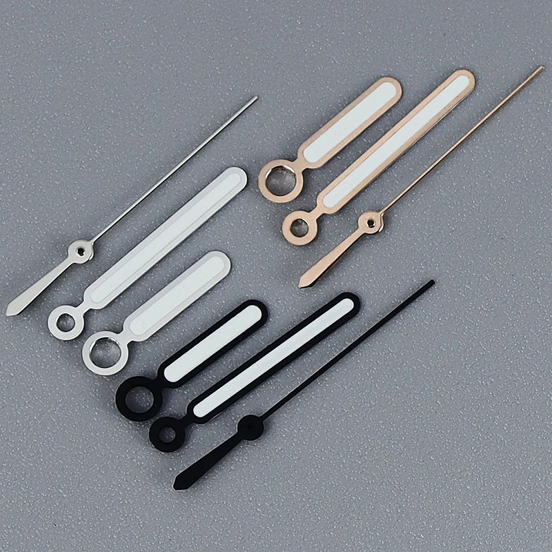 Modified 9015 Watch Hands green Lume watch pointers Needle for Miyota 9015 Movement Ultra Thin Nautilus case Watch Spare Part