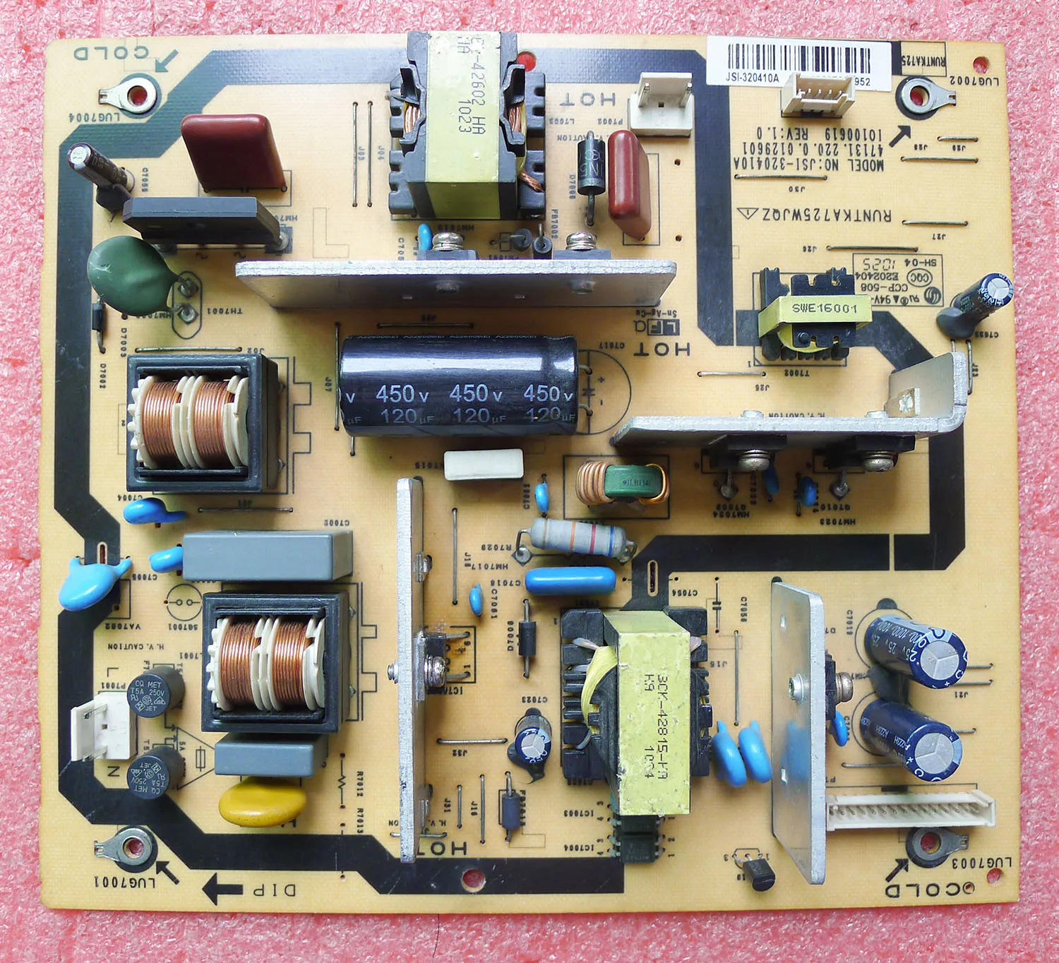 LCD-32GE220A JSI-320410A RUNTKA725WJQZ test ok circuit board motherboard