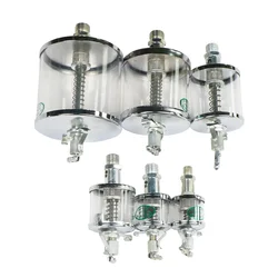 1pc 16-400ML Capacity Oiler Needle Valve Oil Cup Clear Plexiglass Lubricator Gravity Drip Feed Oiler Machine Replacement Part