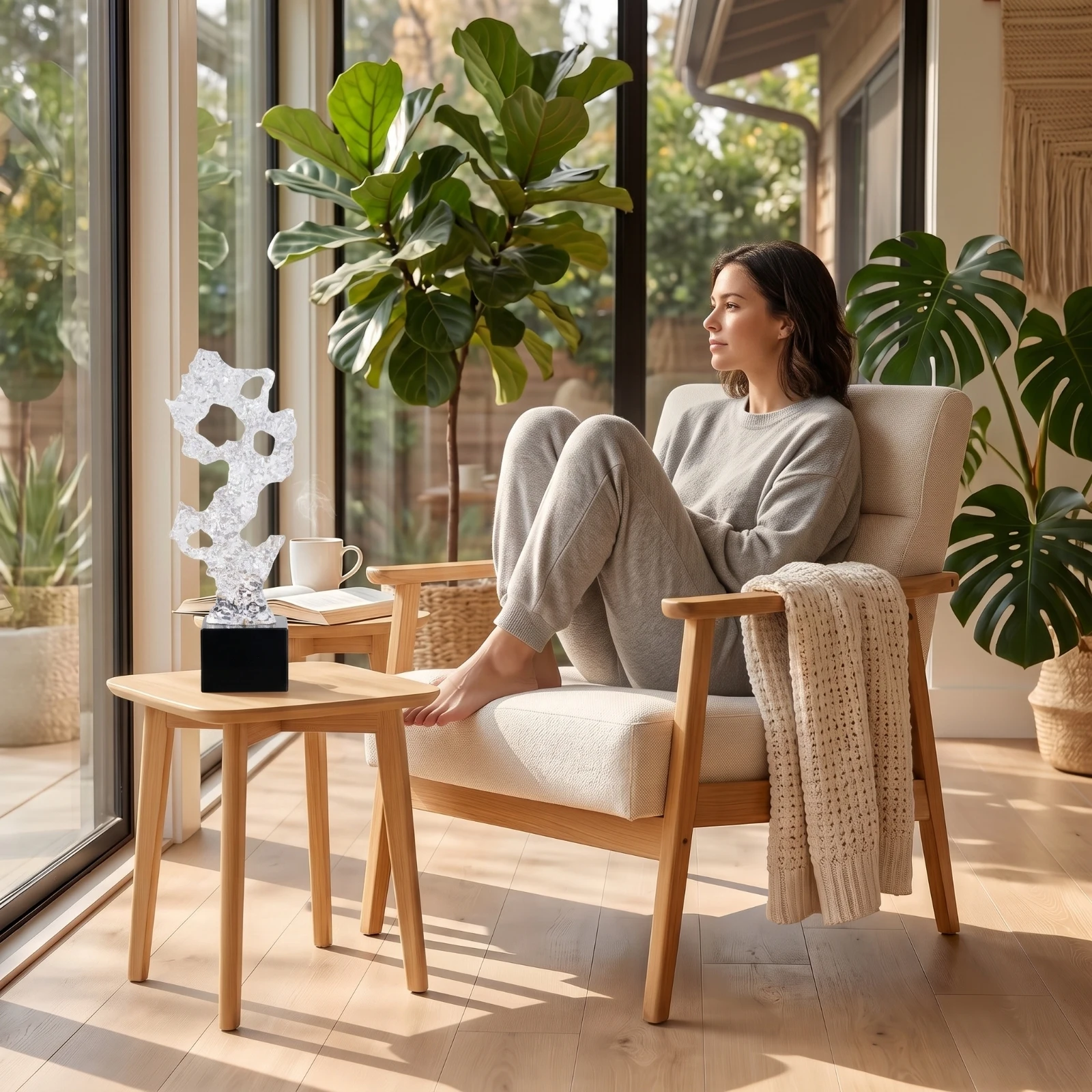 Transparente Harzskulptur mit  – Interior Design Landscape Bewertung und Preis