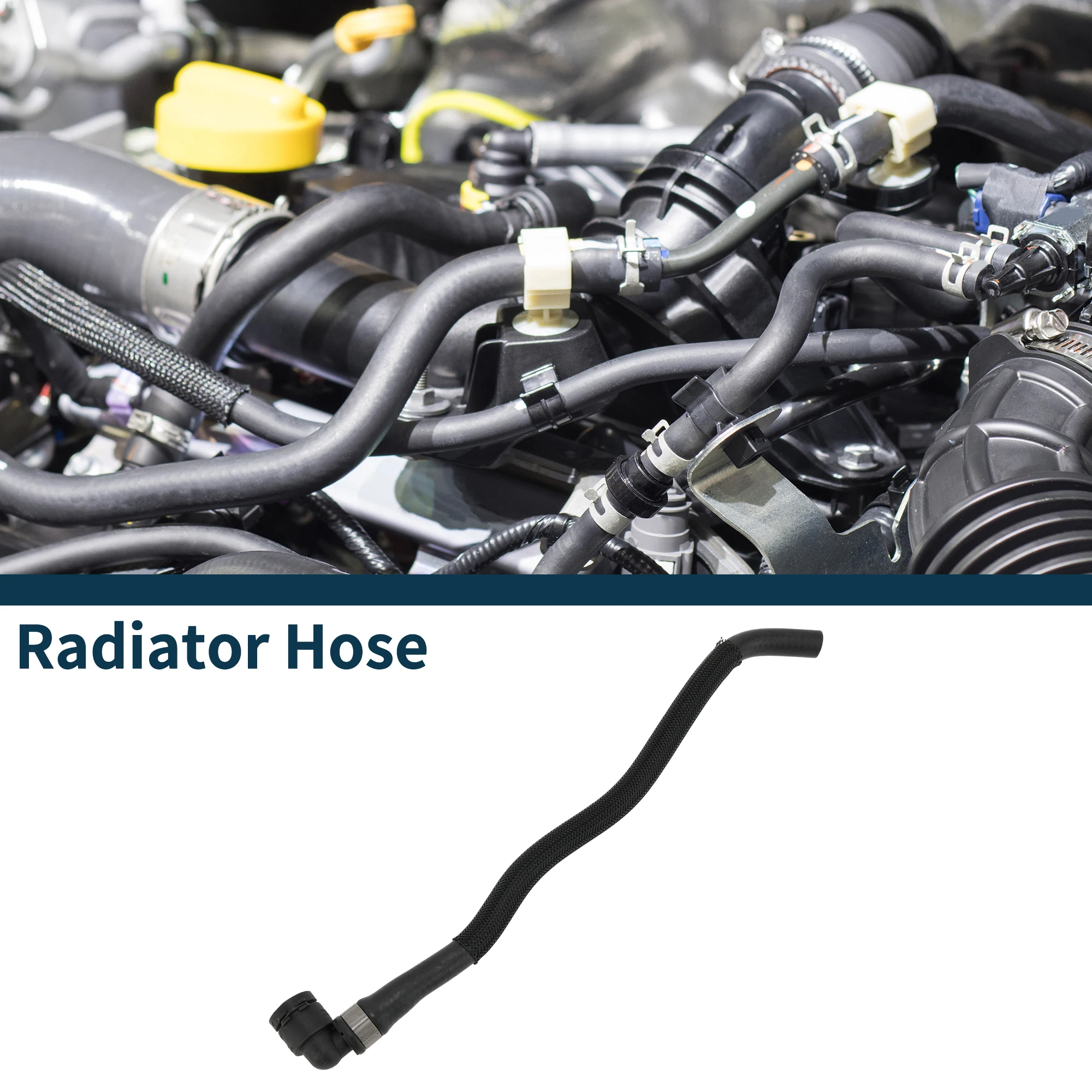 

UXCELL Шланг радиатора Шланг обогревателя для BMW X5 2011-2013 No 17127576361 Шланг обогревателя черный