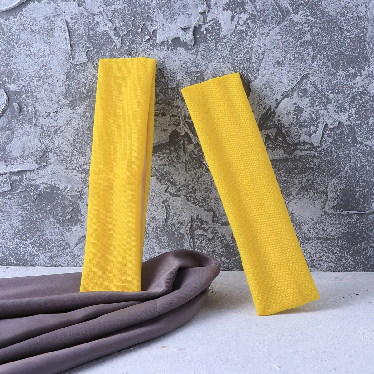 

2pcs Quick Dry Headband Women Sports Yoga Sweatband Soft Stretchy Cloth Hair Band Exercise Running Dancing Wide Headband For