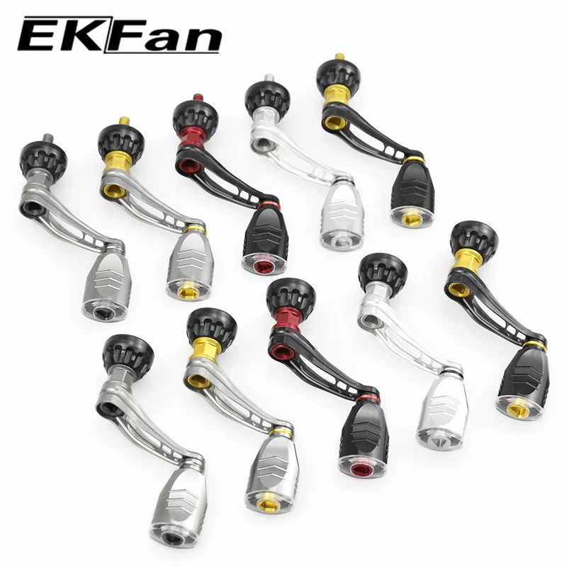 EKFan 42mm アルミニウム合金 DAI/SHI ネジ式 800-2000 シリーズマイクロスピニングフィッシングリールハンドルネジ式インターフェース 12 グラム