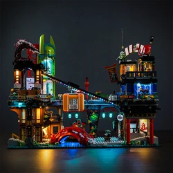 Lazishi LED Light 71799 Set for NINJAGO ® City Markets building block dedicated light (only including lighting accessories)