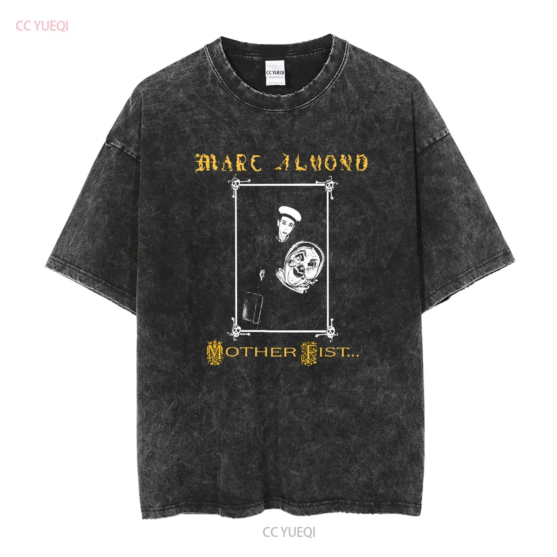 MARC ALMOND MOTHER FIST AND HER FIVE DAUGHTERS NEW BLACK T SHIRT SR078 long or short sleeves vintage Washed Unisex Casual