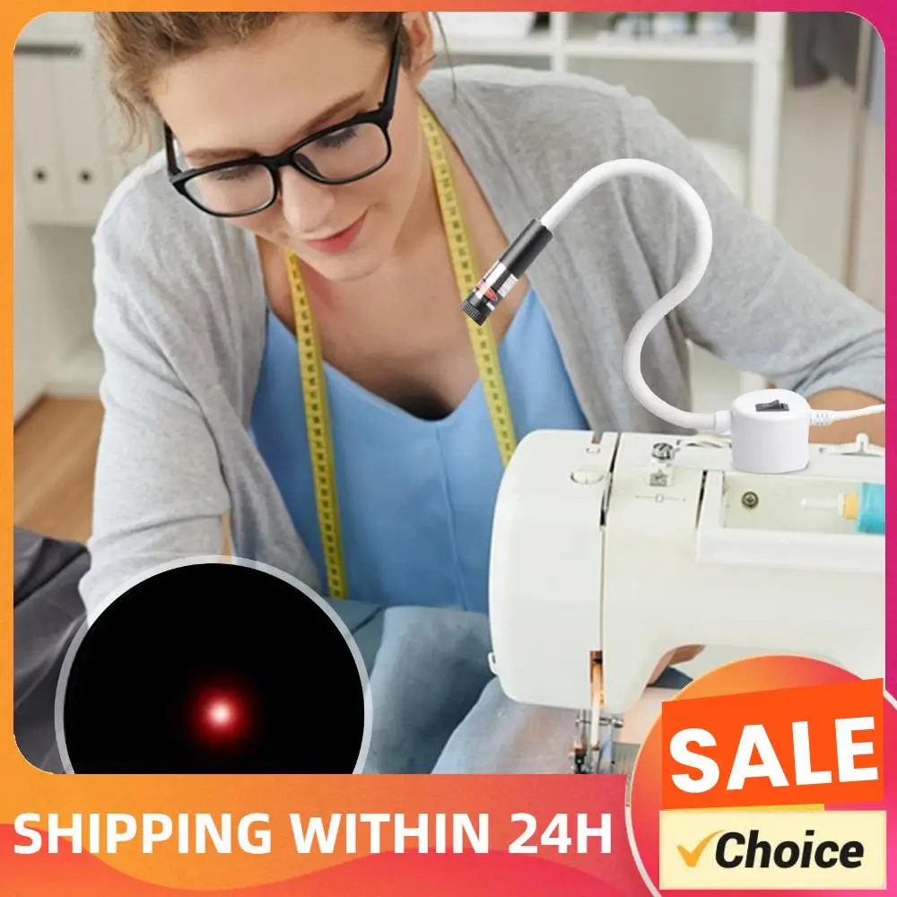 Magnetic Positioning Quilting Light with Adjustable Dot/Straight Line/Crosshair Light Magnetic Attachment for Precise Stitching