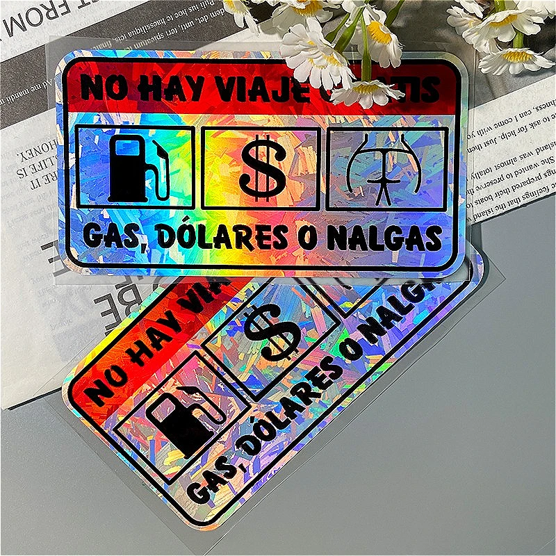 

NO HAY VIAJE GRATLS испанский стиль мотоциклетная наклейка водостойкая коробка для мотоциклетного шлема DIY окно автомобиля универсальные виниловые наклейки