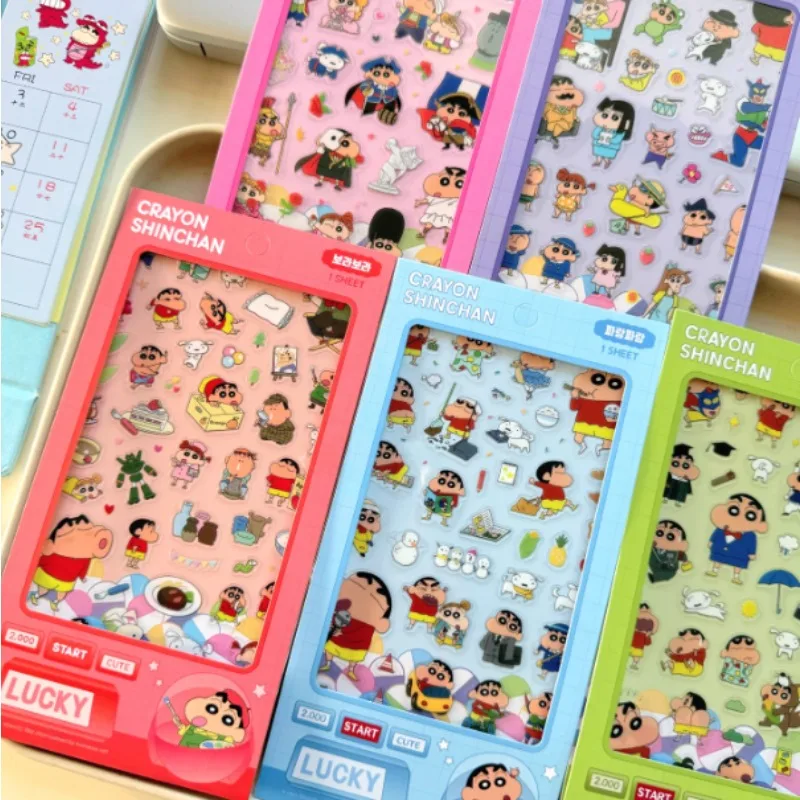 Crayon Shin-chan Sticker Cute Cartoon Creativity Child Sticker New Fashion Exquisite Child Reward Gifts