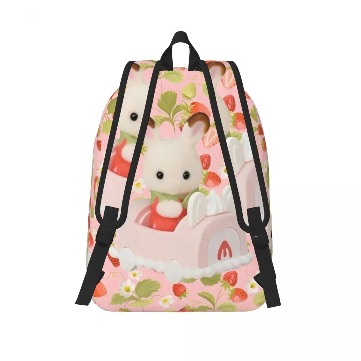 Famílias Kawaii Animais Mochila Cartoon, Pré-escolar Primary Bag, Pré-escolar Bookbag para Crianças, Escola Estudante Bookbag para Menino e Menina