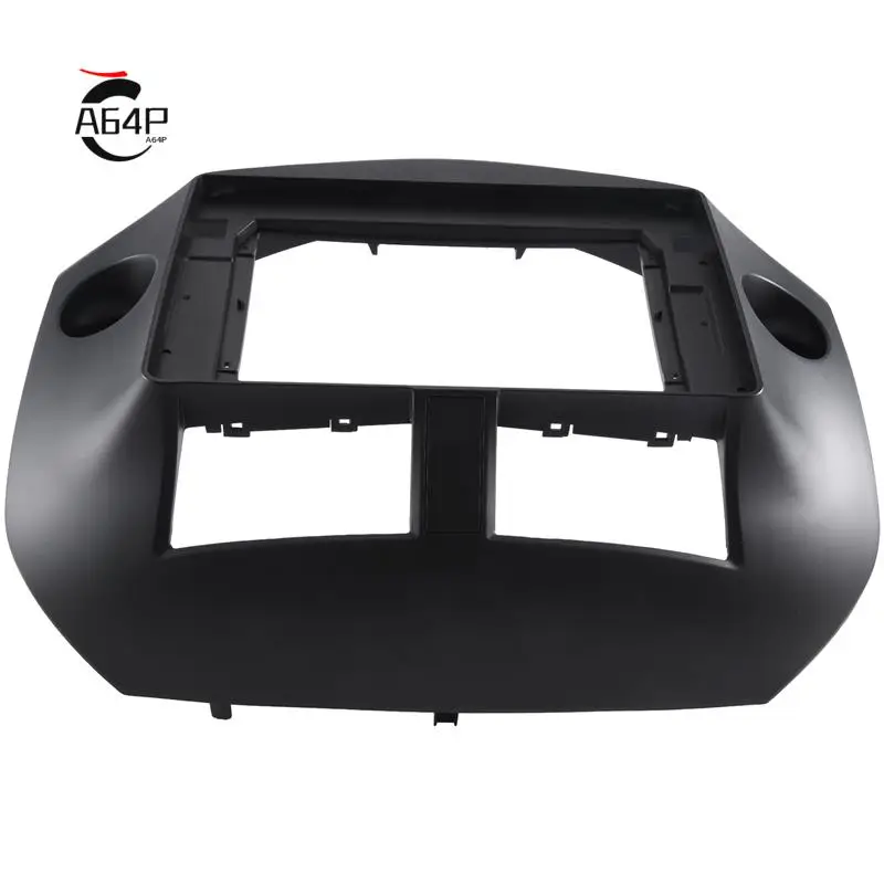 

A64P-2 Din 10.1 Inch Car Frame Audio Dash Trim Kits Panel Facia For Toyota RAV4 2007-2012 Double Radio Player