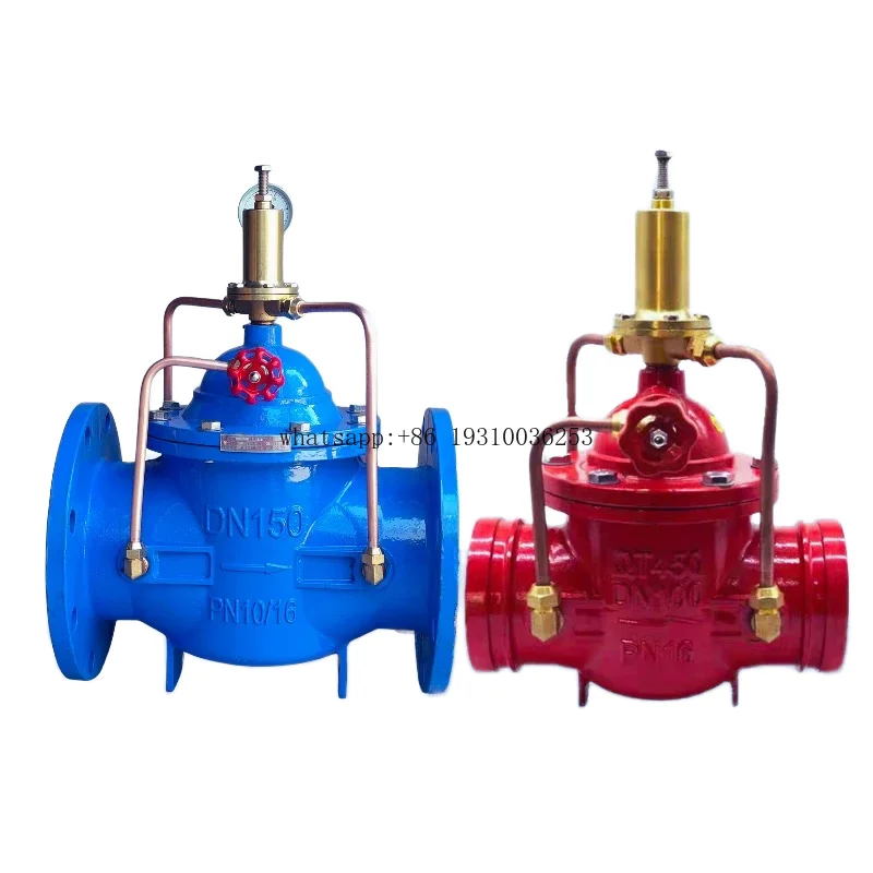 محطة صمام تخفيض الضغط اليدوية المخددة DN50-DN500 صمام تخفيف ثابت #3
