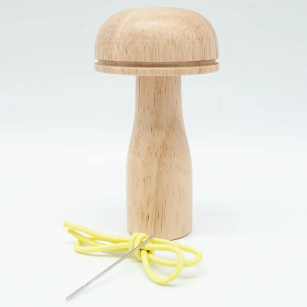 Must-have Sewing Accessory Sewing Needle Set Wooden Mushroom Shape Sewing Needle Set Cute Organizer for Home Sewing Repair