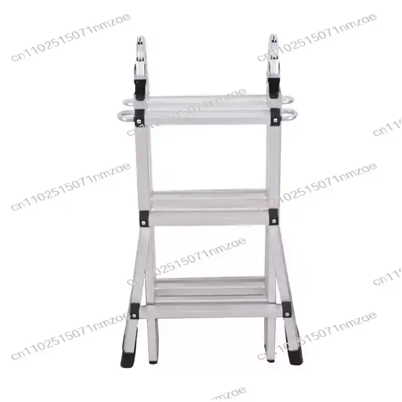 375 Pounds Bearing Force 18 Feet Elevator Aluminum Alloy Multi-Position Ladder