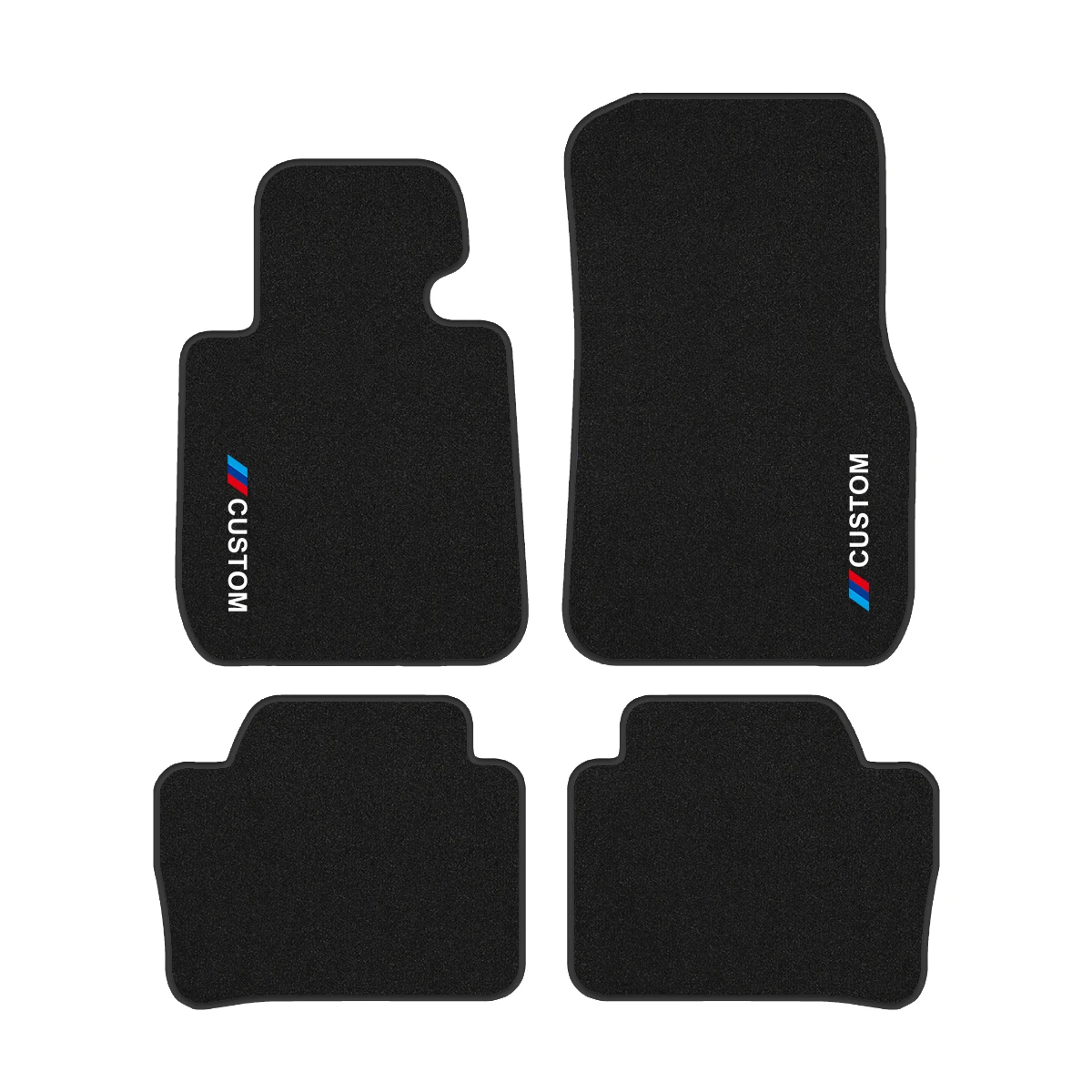 For BMW M3 F80 2014-2018 luxury Carpet Velour Car Mats 4-Piece Floor Mats with