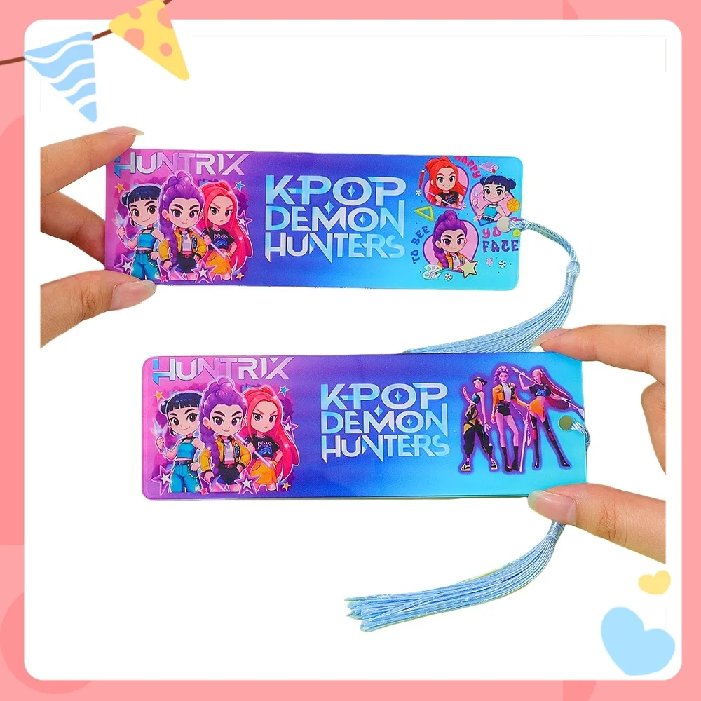 

kpop witch hunter group anime cartoon acrylic bookmark cute literary gift for readers bookmark korean stationery mini christmas