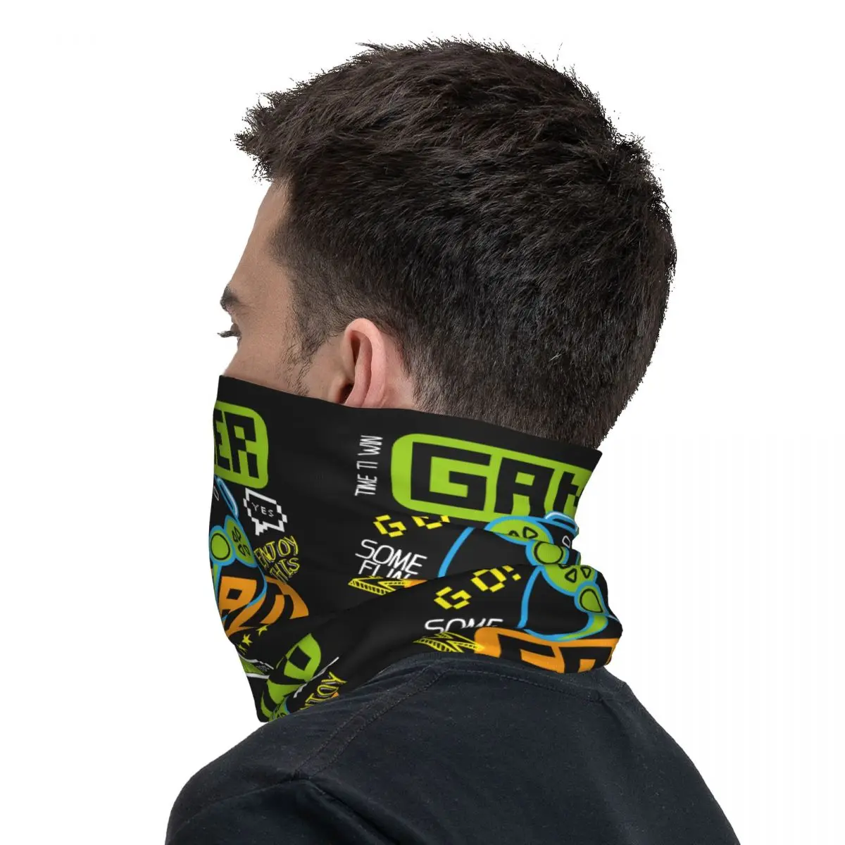 Controller per videogiochi fascia scaldacollo uomo sci Running tubo sciarpa infermiera medica viso Bandana ghetta