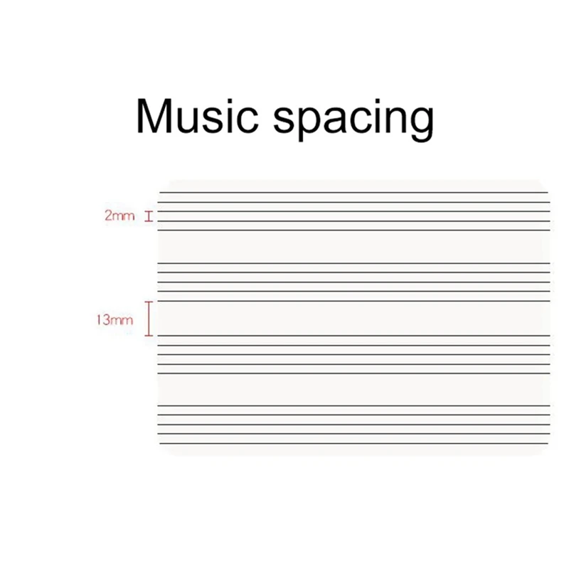 2X Five Lines Music Notes Notebook Music Tab Staff Stave Notebook