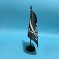 Black plastic pole 1