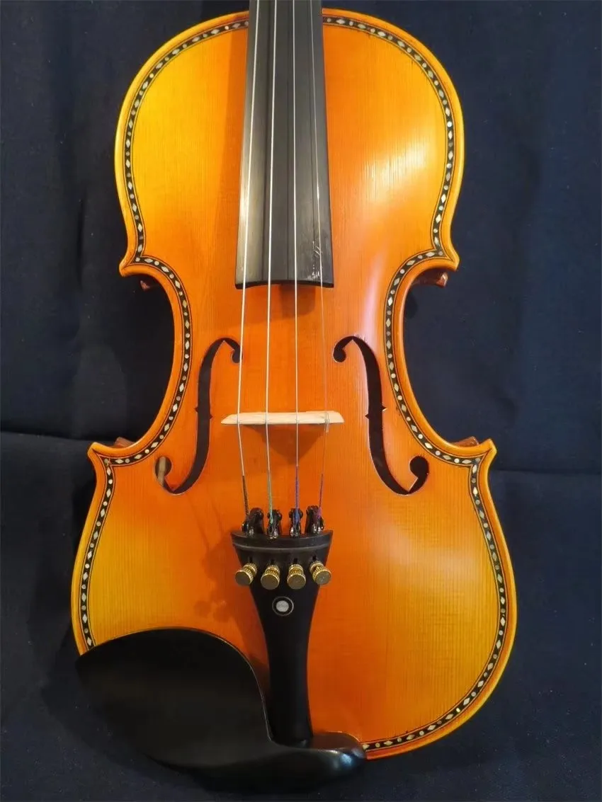 SONG master inlay shell purfling Unused violin 4/4,magnificent and wonderful sound #11986