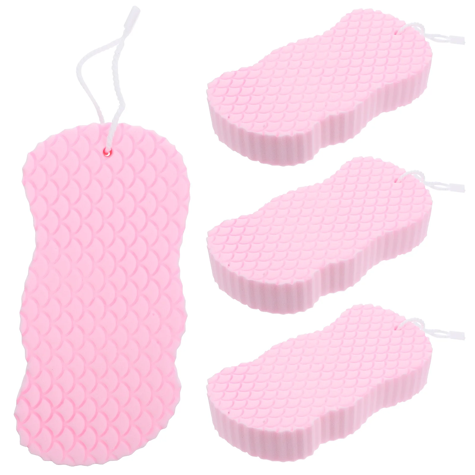 

4pcs Bathing Sponge Towel Super Soft s Shower Body Scrubber Portable Infant Bath Sponges Comfortable Stains Cleaner