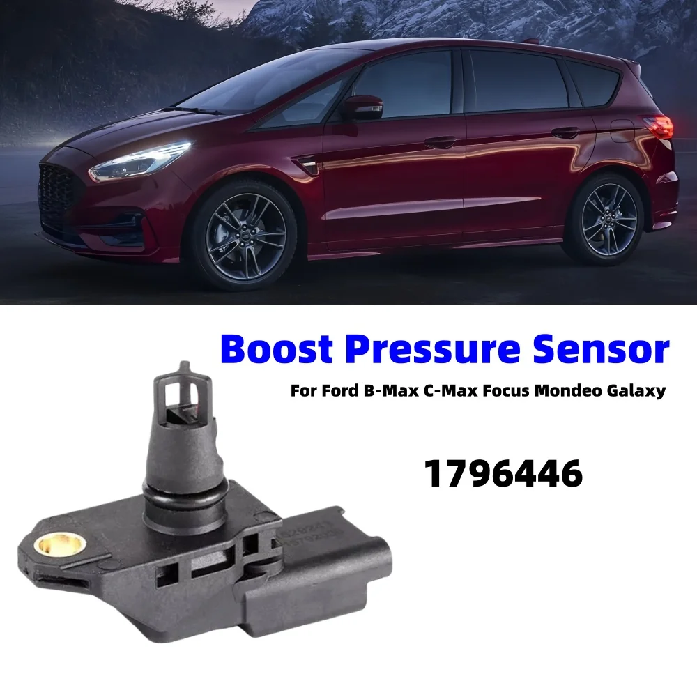 

1PCS Car Boost Pressure Sensor Replacement Fm5q12b676aa Automotive Pressure Sensors For Ford B-Max C-Max Focus Mondeo Galaxy