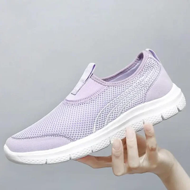 New Sports Shoes Women\'s Shoes Versatile Lightweight Anti slip Casual Running Shoe Women\'s Mesh Breathable Flat Sole Shoes