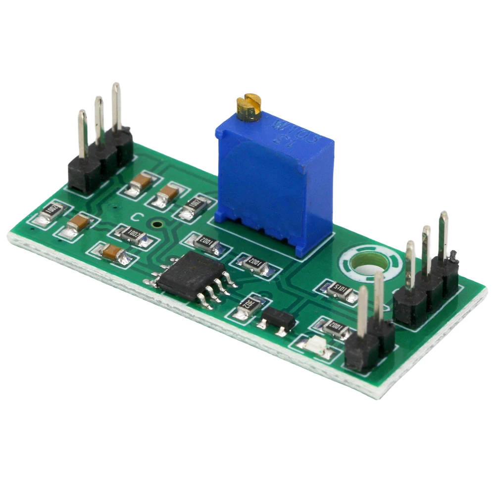 LM393 Voltage Comparator Module LM393 4.5-28V Signal Waveform Adjustable High Level/Load Drive Dual Channel High Voltage Module