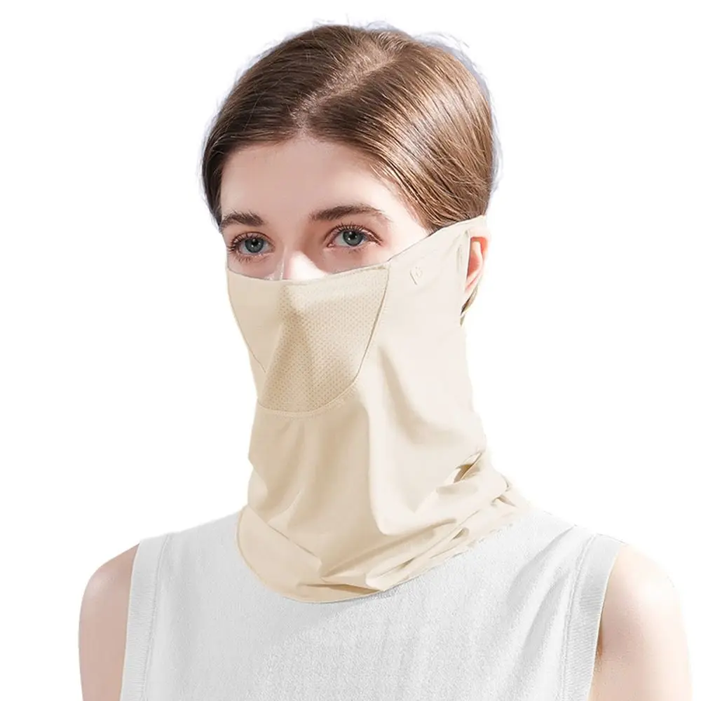 

Защитная Балаклава для лица, шарф, велосипедный головной убор, гетры для лица, шеи, ледяная шелковая солнцезащитная маска, повязка на голову, шарф, шарф для лица