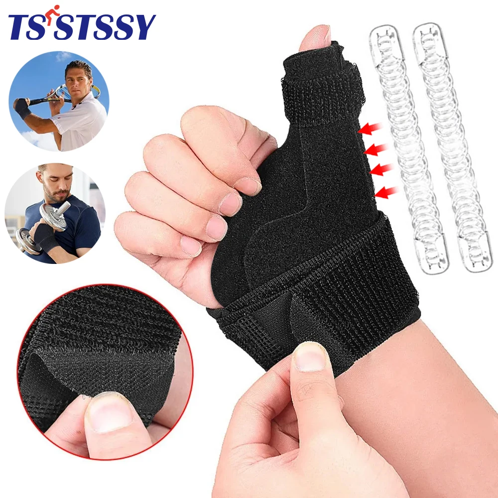 

1PCS Trigger Thumb Splint for Right & Left Hand - Thumb Spica Support Brace for Pain Relief, Arthritis, Tendonitis, and Sprains