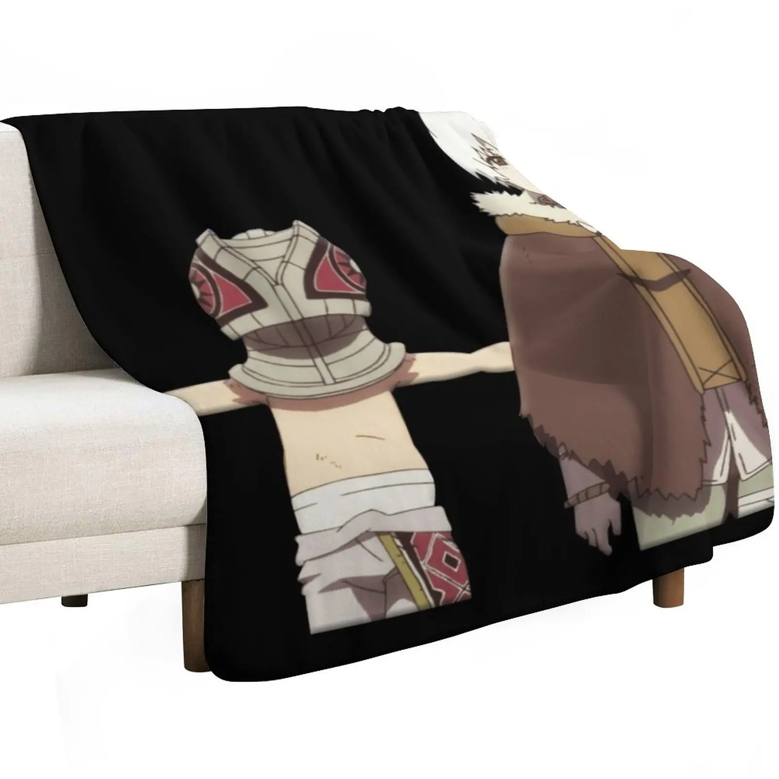 Fushi from anime Fumetsu no Anata e Throw Blanket Bed Cute Plaid Beach Softest Hairy Large Blankets