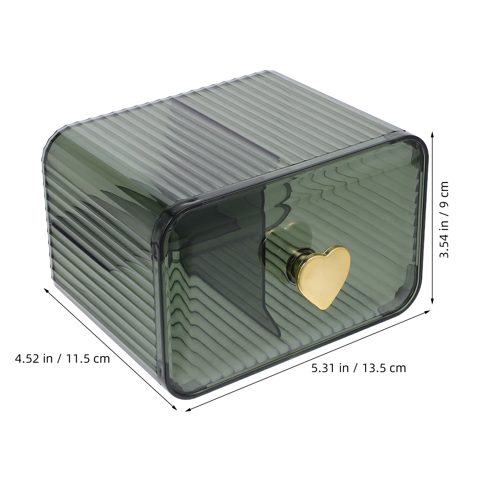 حامل وسادة قطنية، منظم مكياج شفاف، مقصورات مقسمة، تخزين أحمر الشفاه، مسحات قطنية، حاوية تخزين الحمام