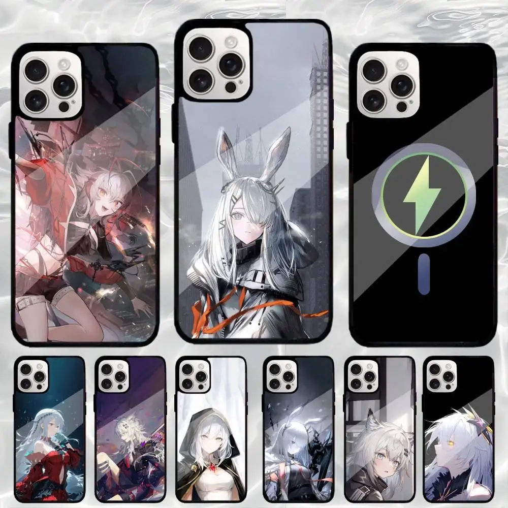 

Game A-Arknights Phone Case For iPhone17,16,15,14,13,12,11 Plus,Pro Max Magnetic Magsafe Wireless Charging