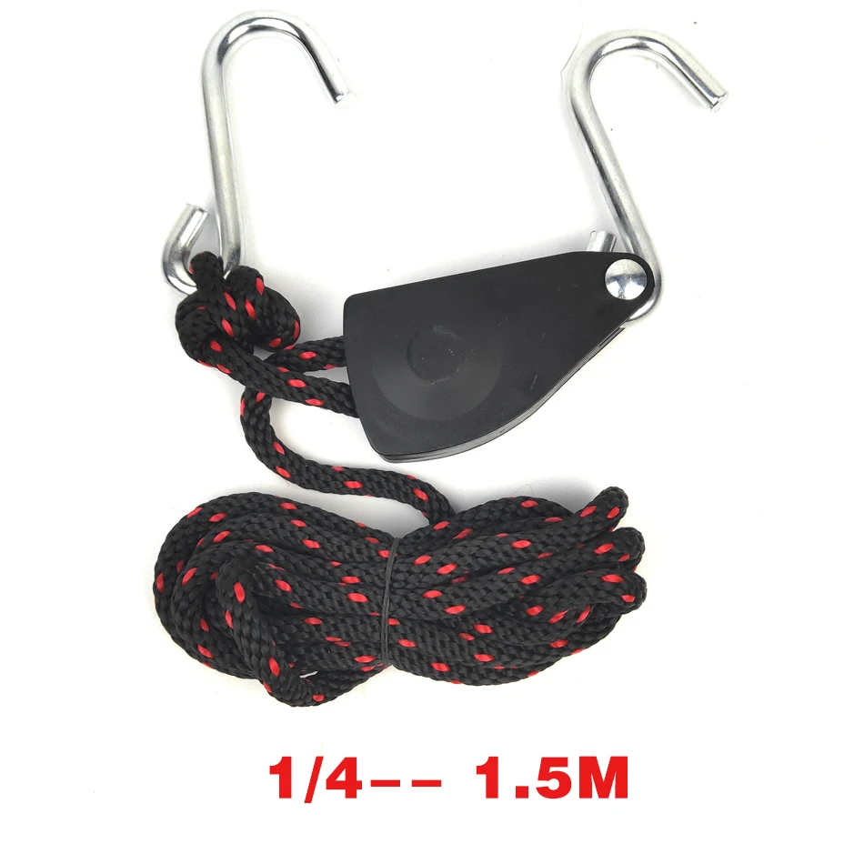 PDR Tools Nylon Rope 1/4  Rope Adjustable Heavy Duty Rope Hanger Heavy Duty Light Hanger