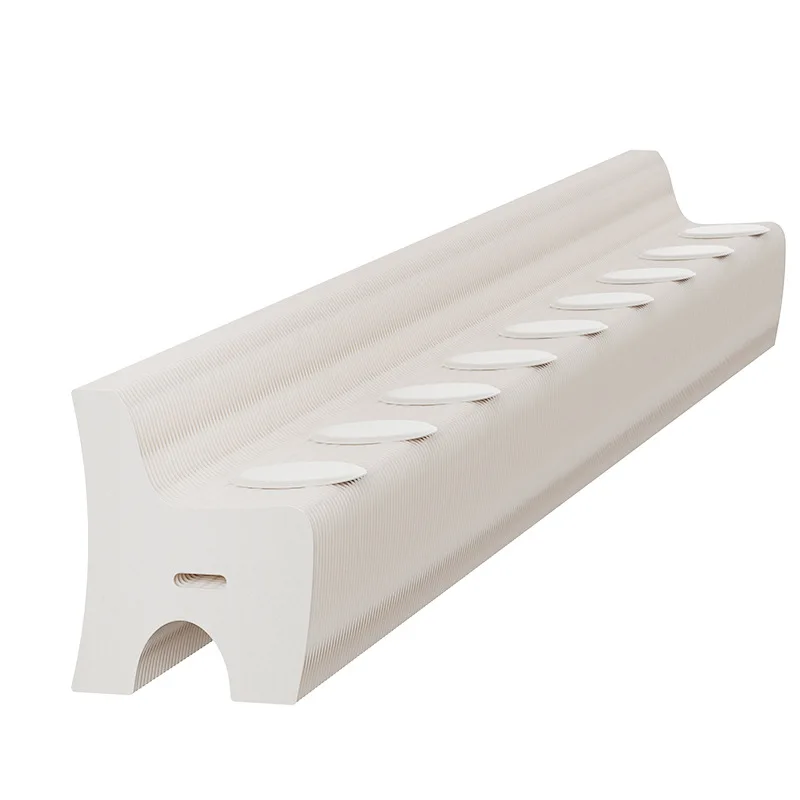 Creative folding sofa stool clothing store card seat living room sofa chair organ kraft paper strip special shape