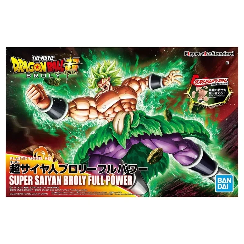 Op voorraad Echte Bandai Figuur-rise Standaard Dragon Ball Legendarische Super Saiyan Broly Assembly Anime Action Figure Speelgoed Geschenken