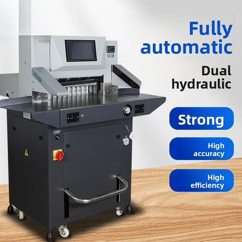Heavy Duty Hydraulic Paper Cutter A3 Paper Cutter Automatic Programmable Photo Album Book Cutter Large Equipment