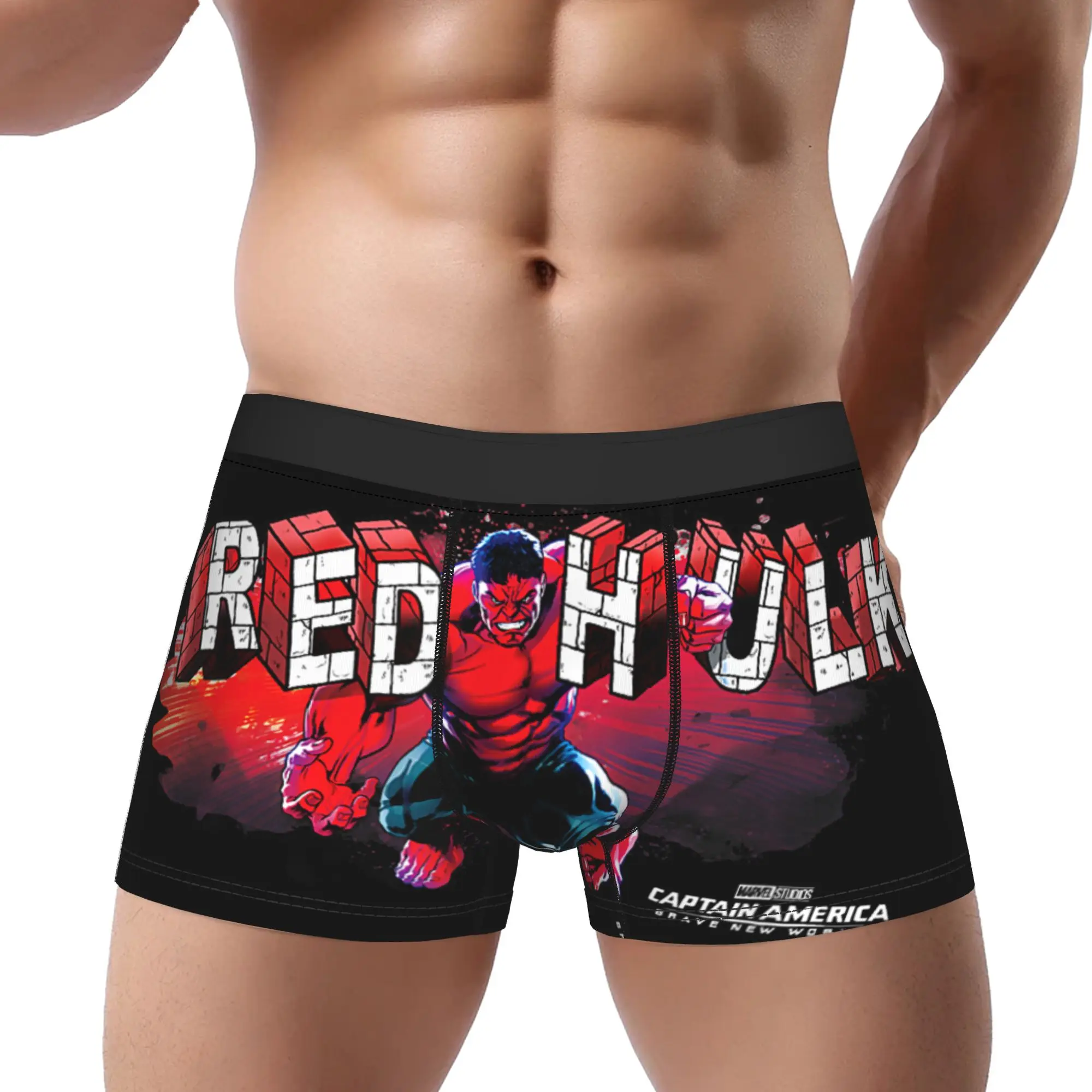 

Мужские трусы-боксеры Marvel Hulk Power, дышащие трусы, мужское нижнее белье, удобные шорты, трусы-боксеры