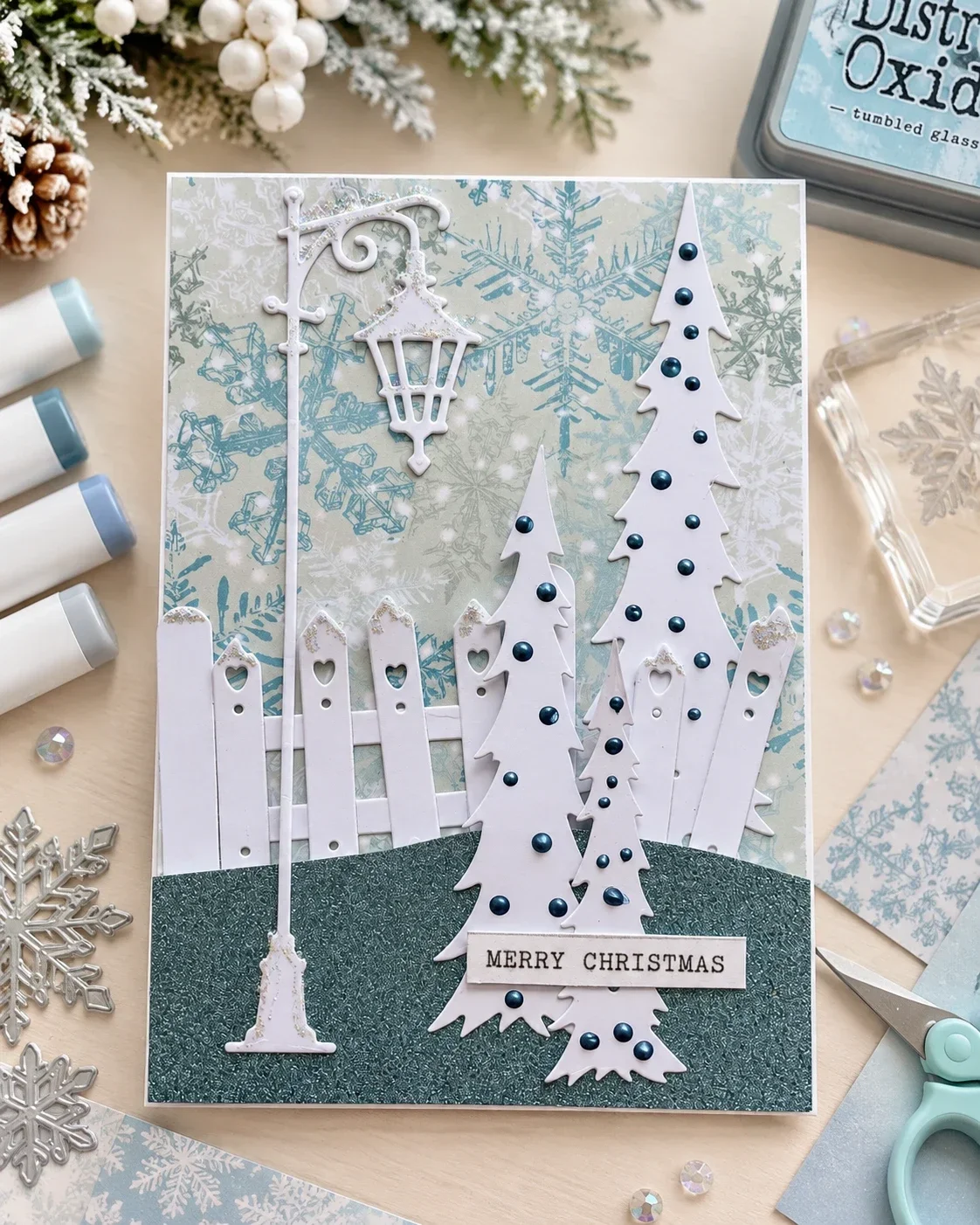 Oh Snap Gingerbread Vintage Post Box Metal Cutting Dies & Stencil Scrapbook Diary Decoration Stencil Embossing Template DIY