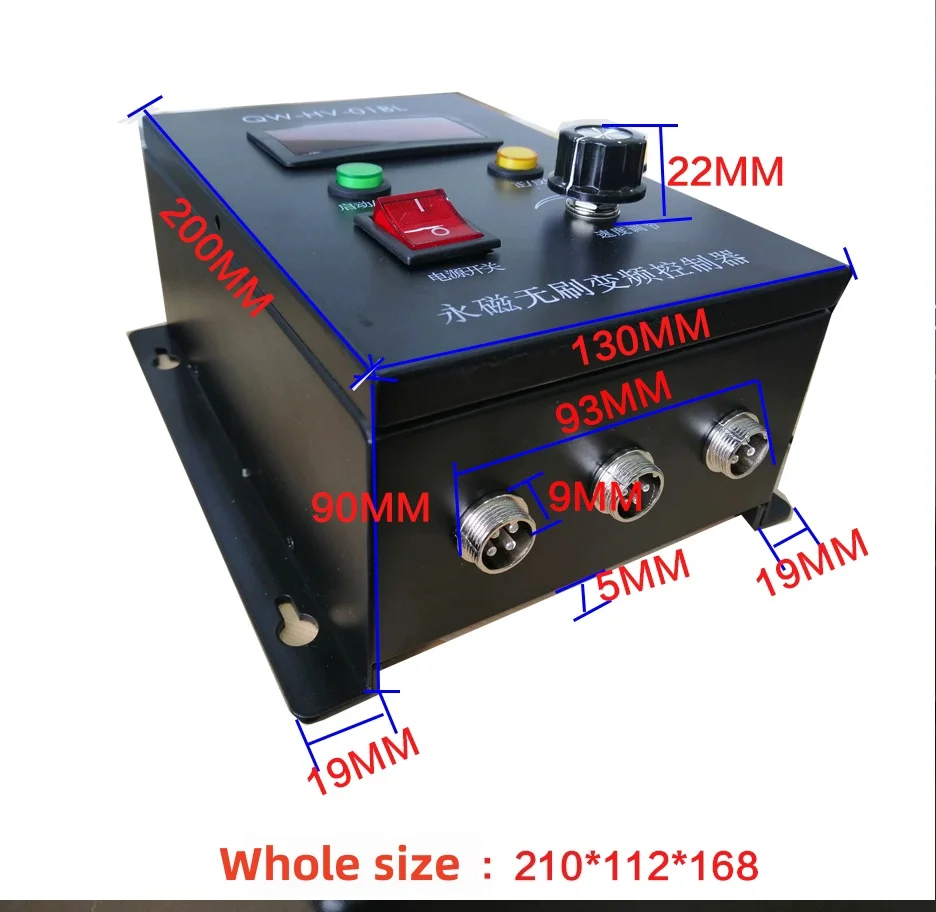 750W CNC Brushless Brushless planetary gearbox motor High Speed Torque For Drilling Milling Machine