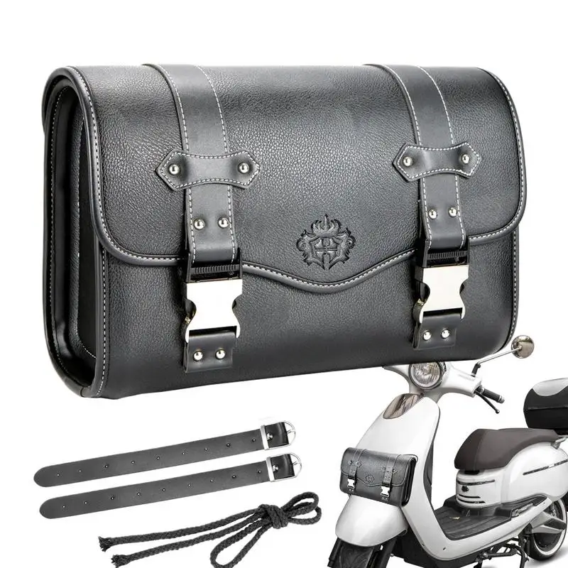 

Motorcycle Side Bag Motorcycle Saddlebags Universal Saddlebag For Motorcycle Front Fork Handlebar Storage Pouch Motorcycle