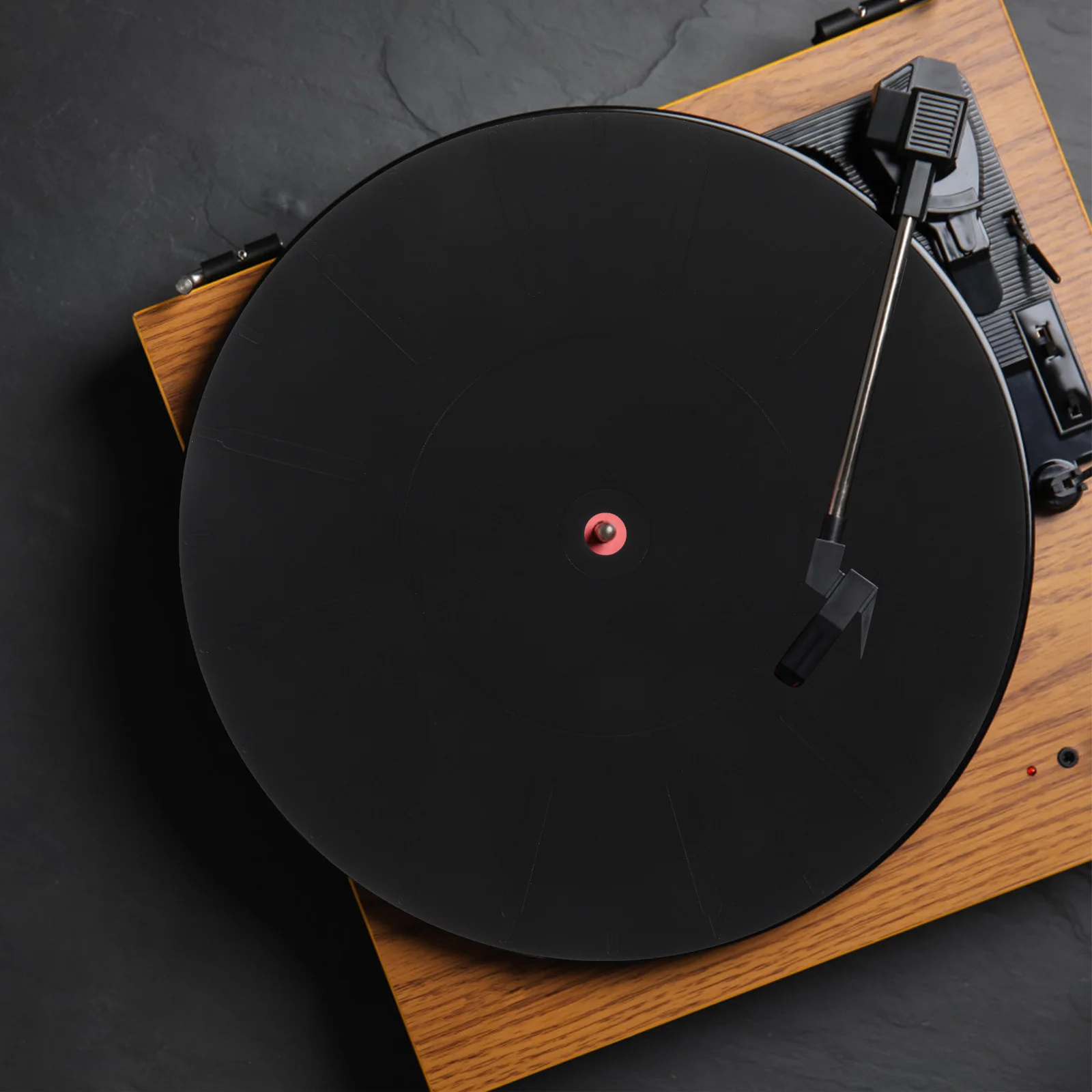 

Premium Silicone Record Mat for Turntable Anti-Vibration Shock Absorption Vinyl Player Accessory Long-Lasting Disc Protective