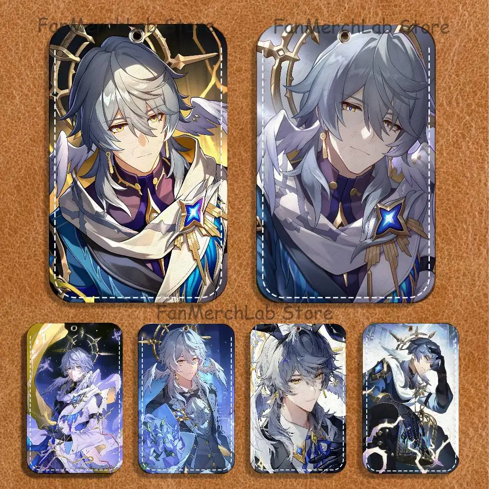 

S-Sunday H-Honkai Star R-Rail Cartoon Card Keychain Anime Fashion Pendant Bag ID Door Card Case Bus Card Cute Adult