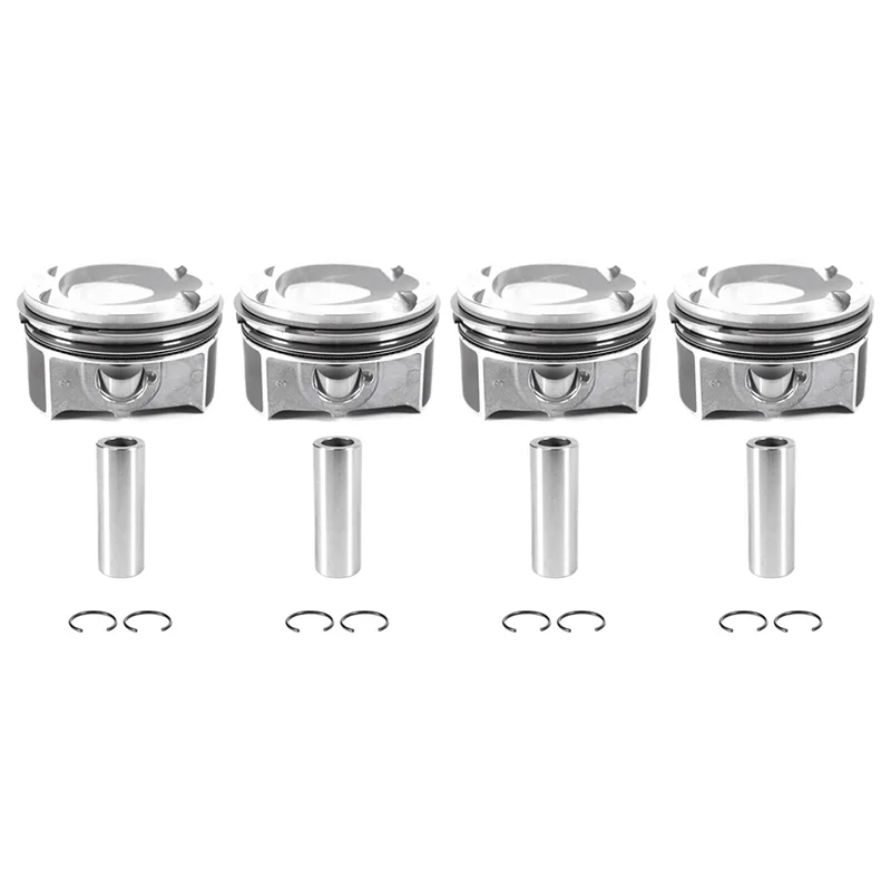 4Pcs Pistons Rings Set Φ82mm for Mercedes Benz W204 C204 W212 C200 C250 E250 CGI 1.8T 2710305017 2710300324 2710306217